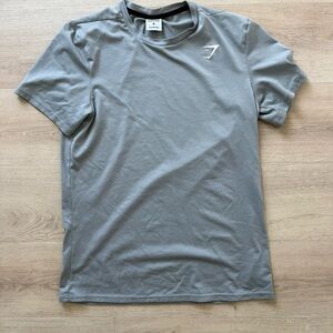 Gymshark Light Gray Short Sleeve Tee
